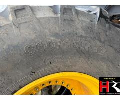 EQ3426 4x Volvo Wheel Loader Tires with Rims – 800/65R32