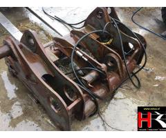 Quick hitch for wheel loader